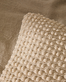 Чехол для подушки Mascarell белый из хлопка 50 x 50 см