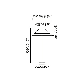 Уличный торшер Saigon 2M C100 оливково-зеленый с цементной базой