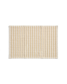 Хлопковый коврик для ванной Merade с желтыми полосками, 50 x 80 см