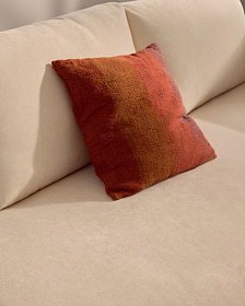Чехол для подушки Taris из льна в красную полоску 50 x 50 см