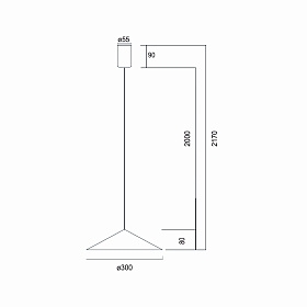 9455 Подвесной светильник CONO
