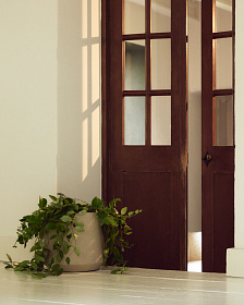 Кашпо Calun керамика бежевого цвета Ø 32 см 