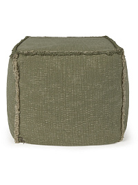 Подушка-пуф Handloom хаки  45*45*45