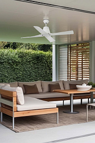 Белый потолочный вентилятор Typhoon