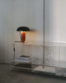 Настольная лампа Gambosa S черный/оранжевый