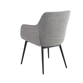 Обеденный стул 4222 из серой ткани