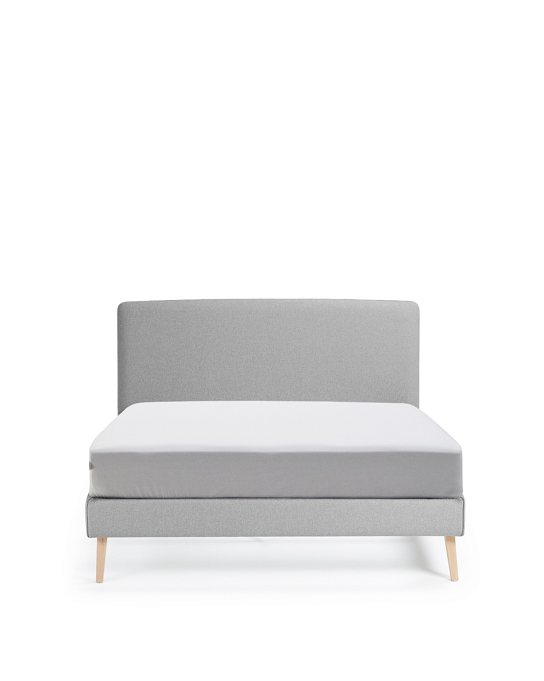 Кровать Lydia 150х190 серая