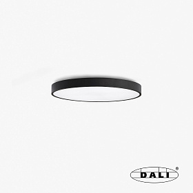 Потолочный светильник DOMIO Ш600 43W черный OPAL 4000K CRI80 DALI