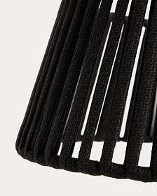 Абажур для подвесного светильника Aldet черный, Ø46 см