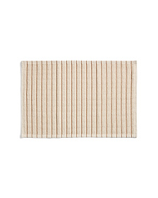 Хлопковый коврик для ванной Merade с оранжевыми полосками, 50 x 80 см