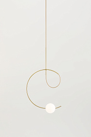 Подвесной светильник Loop LOO_4125S с поверхностным навесом золотой