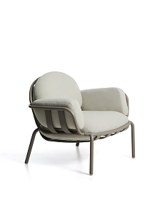 Уличное кресло Joncols из алюминия цвета таупе