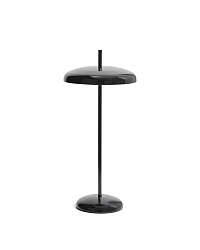 Переносная настольная лампа Porte из черного алюминия