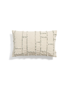 Чехол для подушки Verion с вышитым геометрическим узором, 30 x 50 см