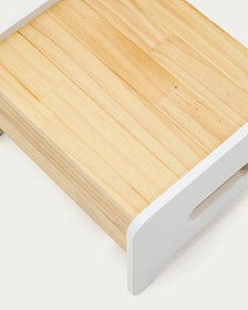 Детский табурет/ступенька Cecilia из массива натурального и белого FSC сосны