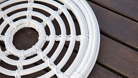 Столик для лежака Dynasty WHITE MUSHROOM