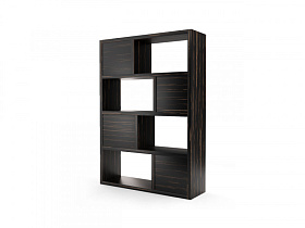 Книжный стеллаж Tenafly LARGE 1 ML341 Macassar Ebony
