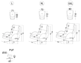Кресло Lenny XL