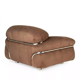 Кресло в стиле ретро Heil коричневое