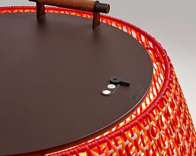 Уличный портативный светильник Nans Bag/38/R Outdoor красный