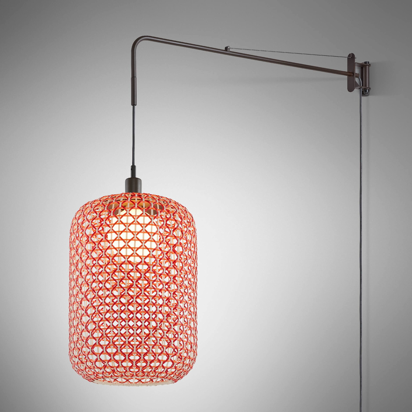 Бра Nans 31.2 A/98 красное