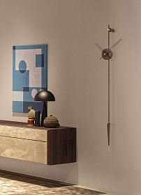 Часы настенные Punto y Coma Premium Walnut