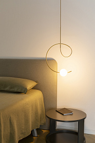 Подвесной светильник Loop LOO_4125S с поверхностным навесом золотой