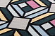 Ковер Parquet Tetragon синий 147x213