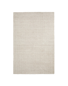 Бежевый шерстяной жаккардовый ковер Calira 230 x 160 см