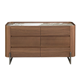 Комод 7151/437-C из ореха и керамики