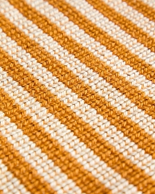 Подушка для стула Dirome в оранжевую полоску, 100% ПЭТ, 40 x 40 см