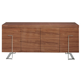 Сервант MK2103SB /3221 из орехового дерева и хромированной стали