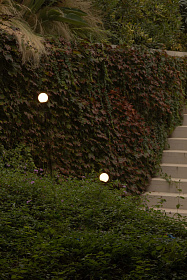 CUCA 500 Уличный маяк на штыке черный LED 3W 2700K 24V