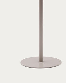 Настольная лампа Aldet из серого веревочного шнура на солнечной батарее