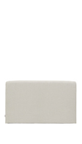 Изголовье Valma из жемчужного шенилла со съемным чехлом для кровати 180 x 200 см