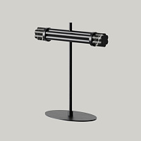 Настольная лампа Tasta матовый черный/черный мрамор