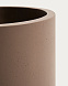 Кашпо Aiguablava из коричневого цемента, диаметр 42 см