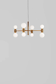 Подвестная Люстра ABALLS CHANDELIER 4 золотая