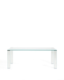 Стол Adularia из прозрачного закаленного стекла 200 x 100 см