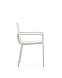 Galdana Штабелируемый садовый стул из белого алюминия