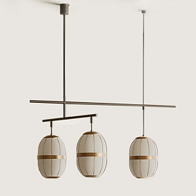 Подвесной светильник Pull C1249/3 состаренное золото