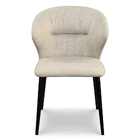 Стул MIRAMAR черный матовый лак, ткань 82