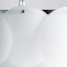 Люстра 37005 из стекла цвета слоновой кости