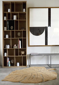 Ковер Лист монстеры - медовый 120*180