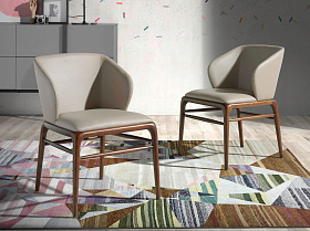 Стул CH16111 /4065 из экокожи цвета норки