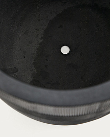 Набор из 2 кашпо Tival из песчаника черного цвета Ø 45 см