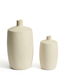 Ваза из папье-маше Mireni бежевого цвета Ø 26 см