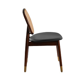 Стул DC1599 /4093 из экокожи и ротанга