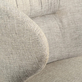 Стул MIRAMAR черный матовый лак, ткань 82