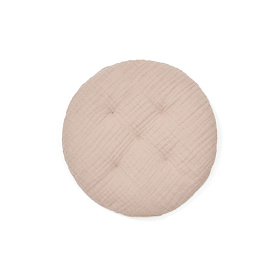 Подушка для стула Laily из розового хлопка диаметр 30 см